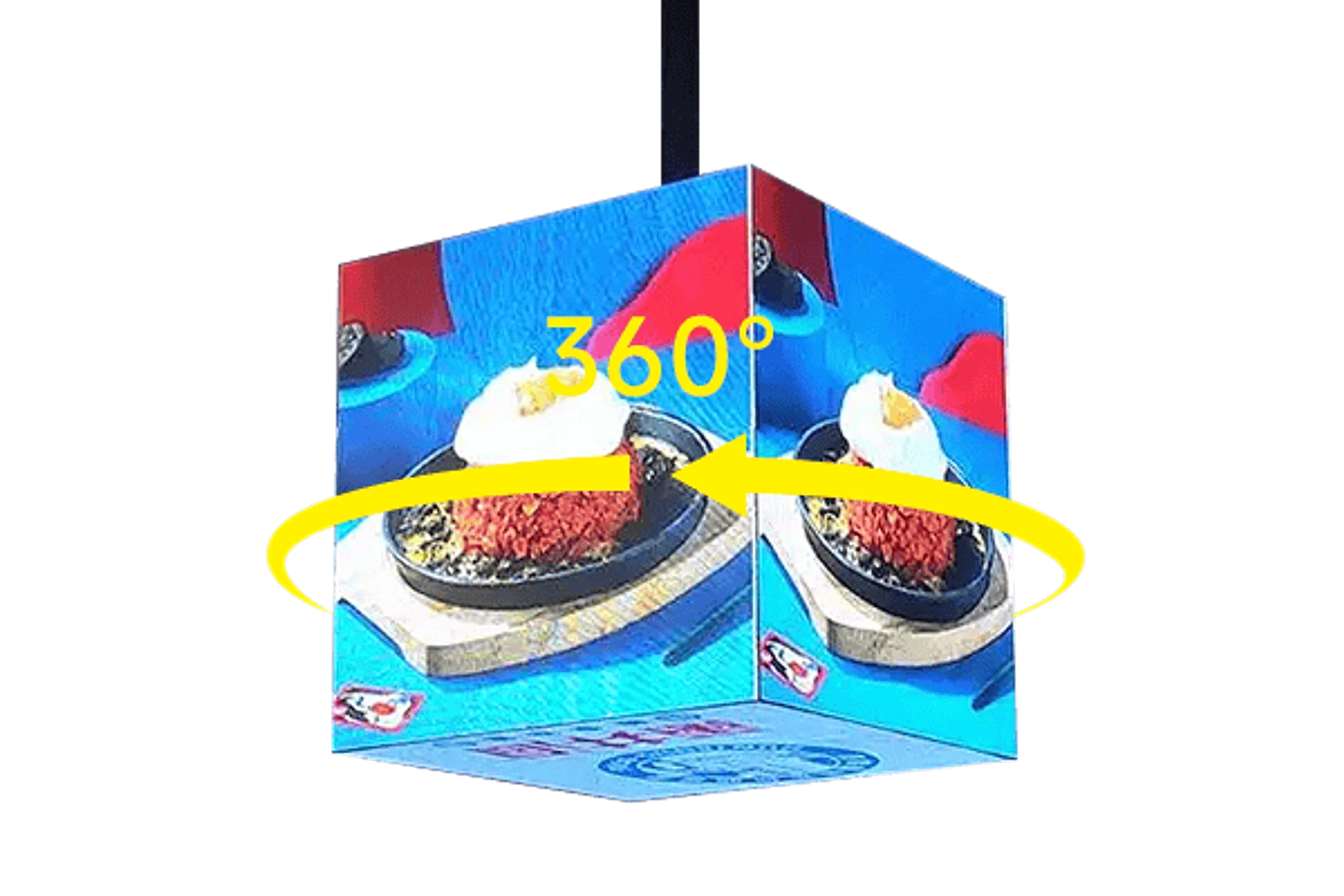 Magic Cube LED Screen — 2.LED cube with 360° Viewing Angle.png