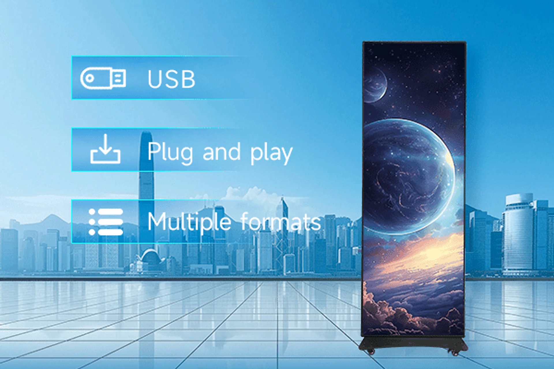 Poster LED Screen/LED Totem — 4 LED Poster has Exceptional Image Quality.png