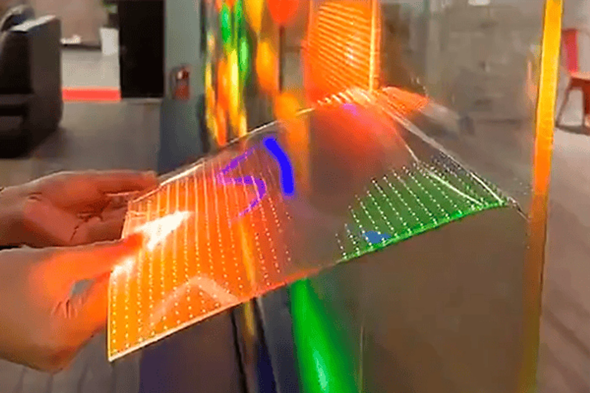 Transparent Film LED Screen SF Series — 5 Transparent Film LED Screen SF Series- Easy installation, cost savin