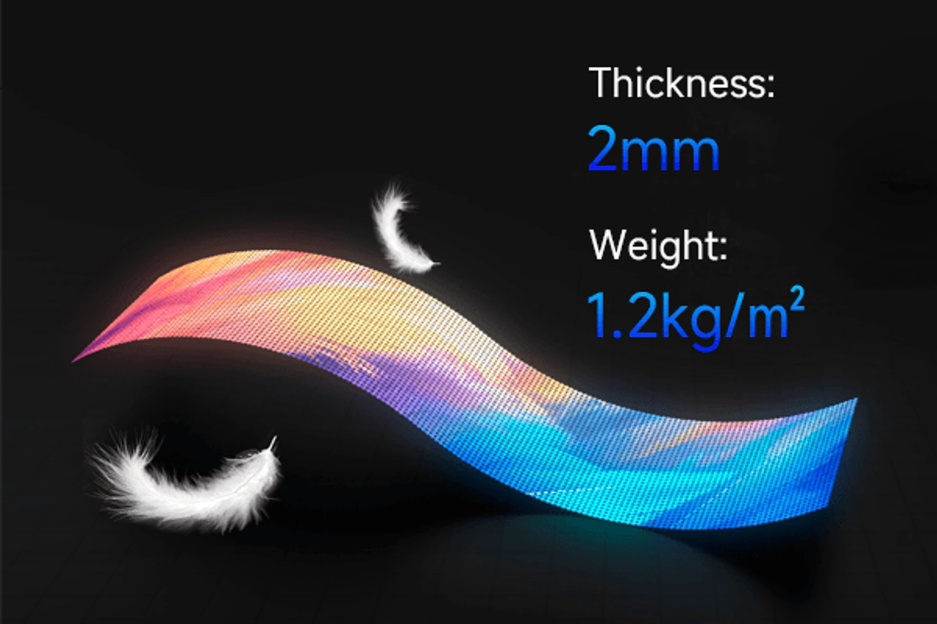 Transparent Holographic LED Screen SH Series — 1 Transparent Holographic LED Screen SH Series - Ultra-light and ultra